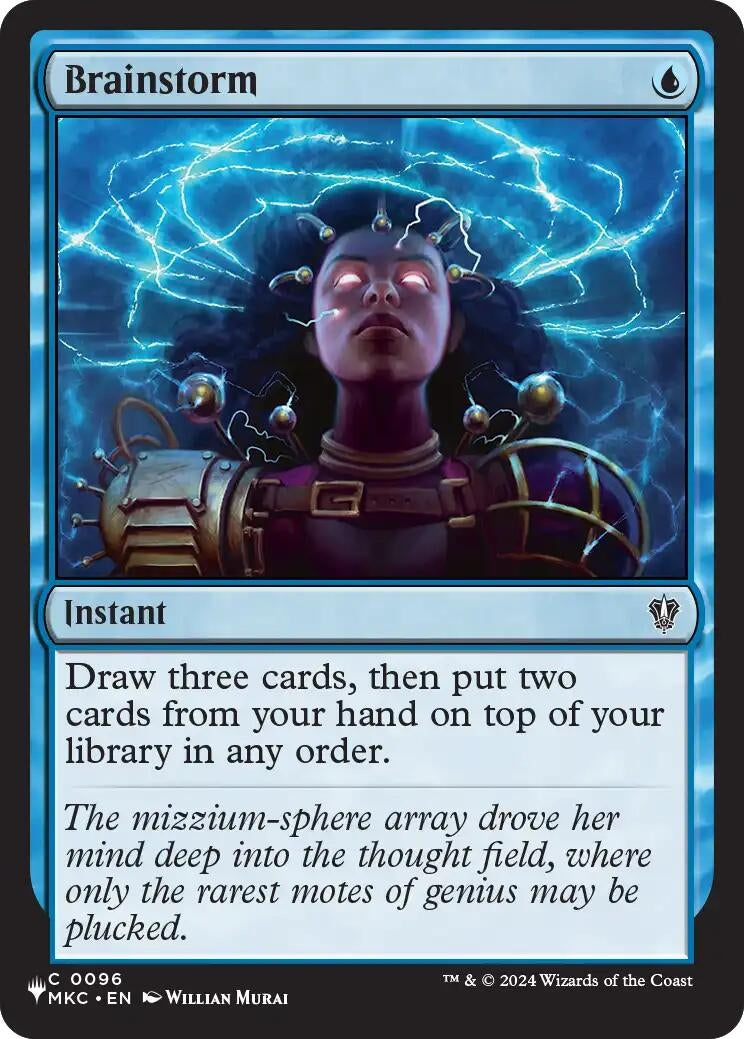Image for Brainstorm (MKC) (96) (The List Reprints) (LIST) - Magic: The Gathering
