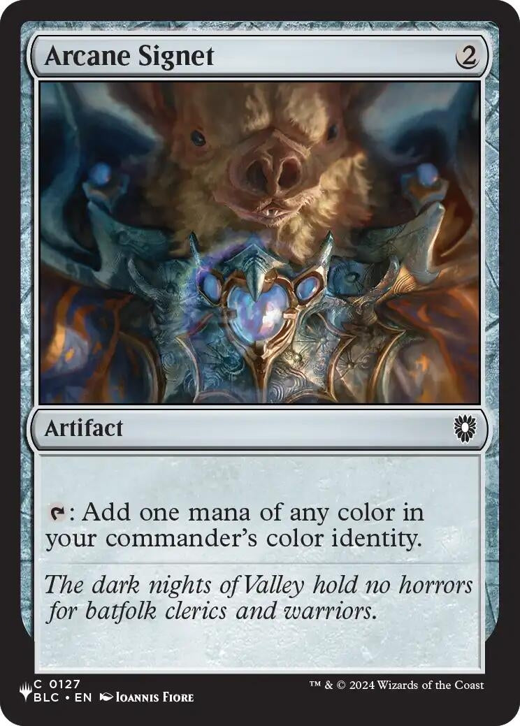 Image for Arcane Signet (BLC) (127) (The List Reprints) (LIST) - Magic: The Gathering