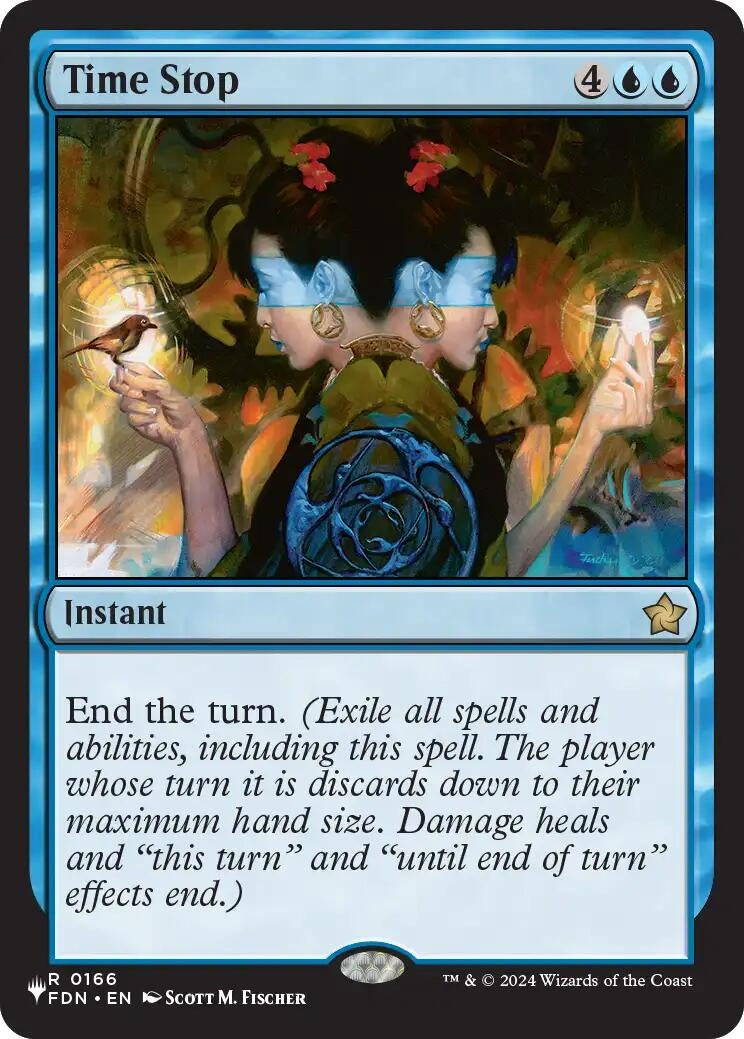 Image for Time Stop (166) (The List Reprints) (LIST) - Magic: The Gathering