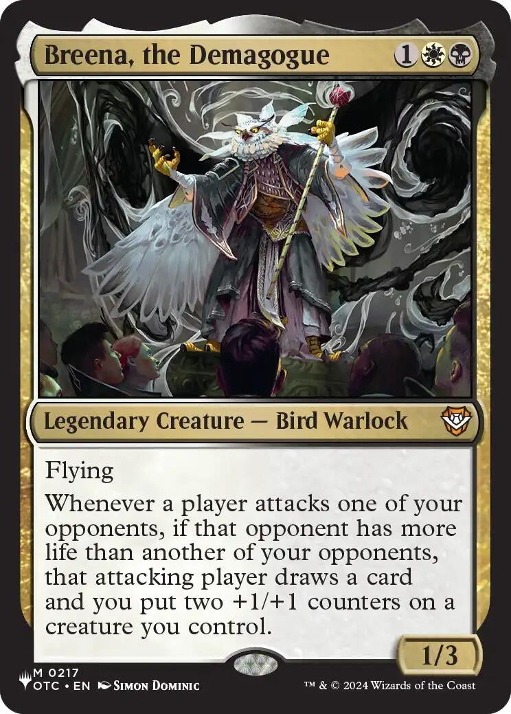 Image for Breena, the Demagogue (217) (The List Reprints) (LIST) - Magic: The Gathering