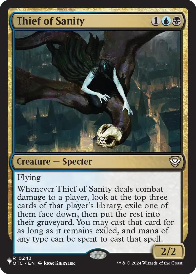 Image for Thief of Sanity (243) (The List Reprints) (LIST) - Magic: The Gathering