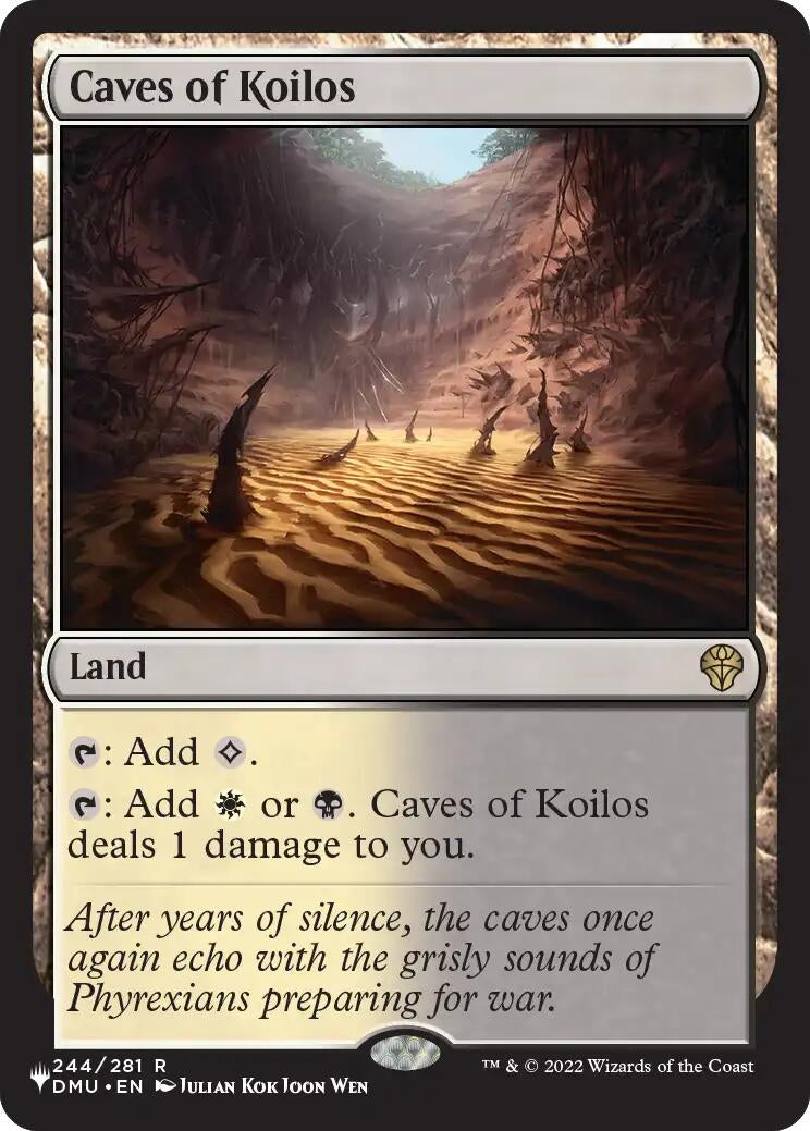 Image for Caves of Koilos (244) (The List Reprints) (LIST) - Magic: The Gathering