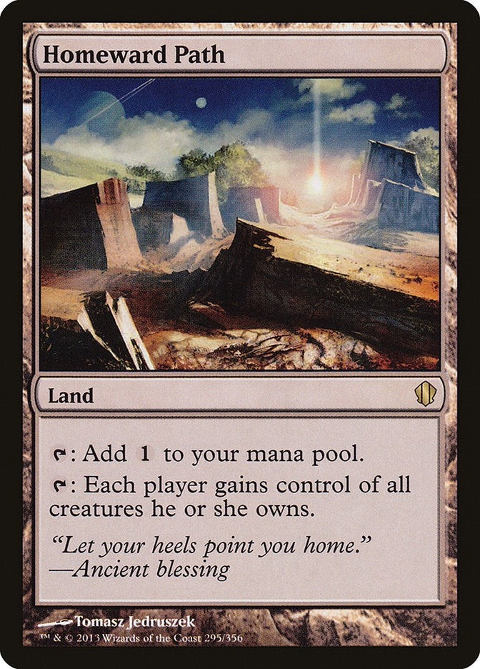 Image for Homeward Path (295) (Commander 2013) (C13) - Magic: The Gathering