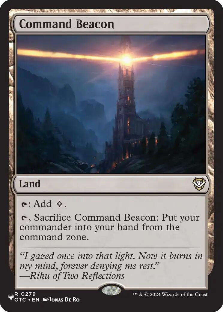 Image for Command Beacon (OTC) (279) (Commander: Outlaws of Thunder Junction) (OTC) - Magic: The Gathering