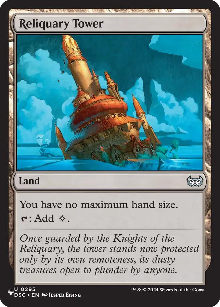 Image for Reliquary Tower (DSC) (295) (The List Reprints) (LIST) - Magic: The Gathering