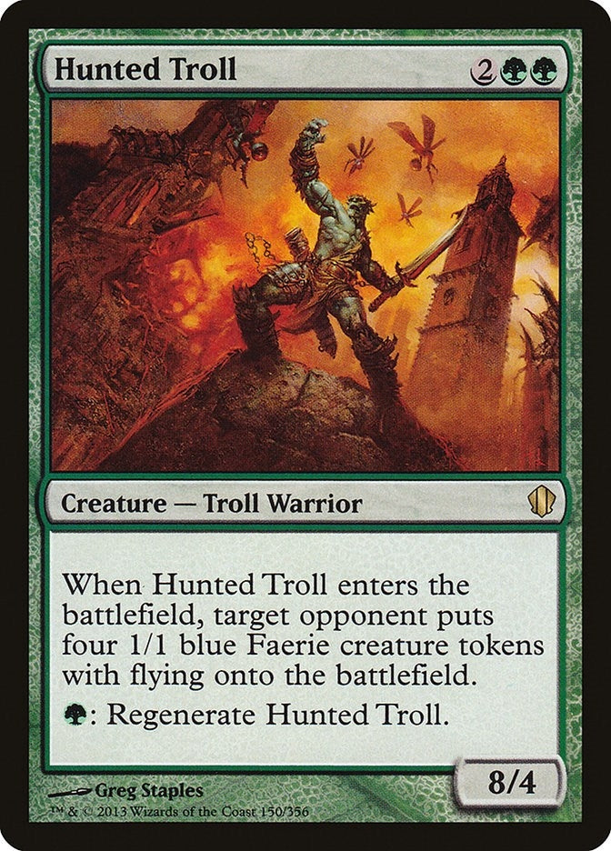 Image for Hunted Troll (150) (Commander 2013) (C13) - Magic: The Gathering