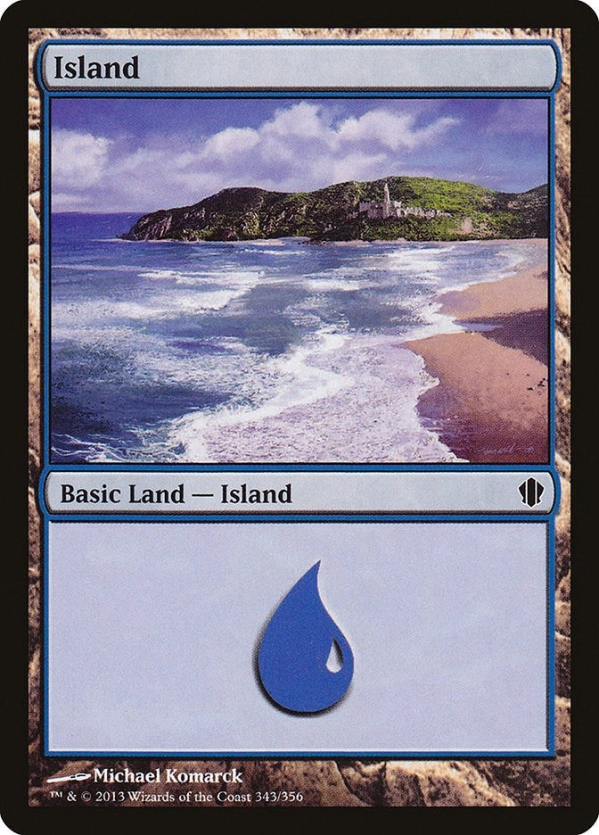 Image for Island (343) (343) (Commander 2013) (C13) - Magic: The Gathering