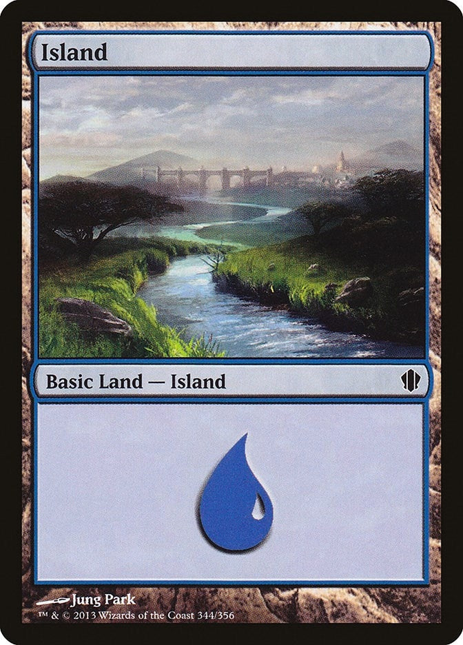 Image for Island (344) (344) (Commander 2013) (C13) - Magic: The Gathering