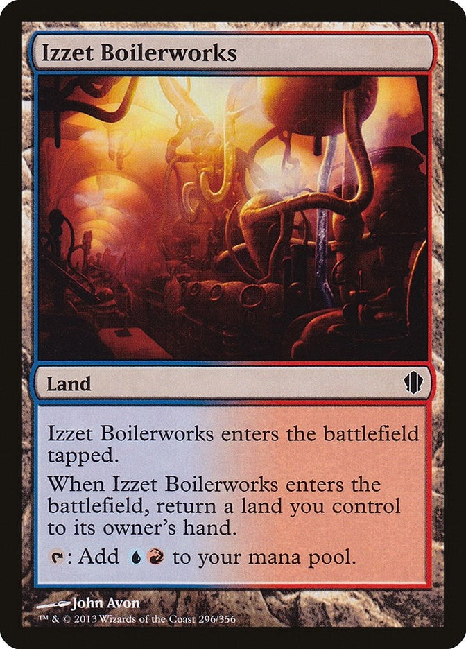 Image for Izzet Boilerworks (296) (Commander 2013) (C13) - Magic: The Gathering