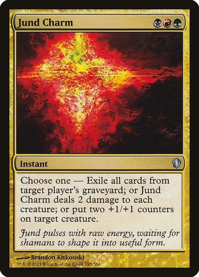 Image for Jund Charm (195) (Commander 2013) (C13) - Magic: The Gathering