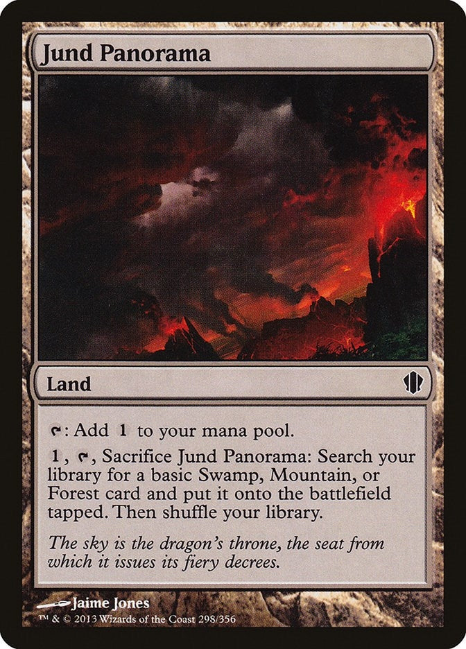 Image for Jund Panorama (298) (Commander 2013) (C13) - Magic: The Gathering
