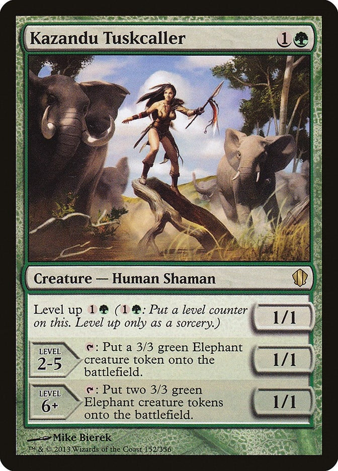 Image for Kazandu Tuskcaller (152) (Commander 2013) (C13) - Magic: The Gathering