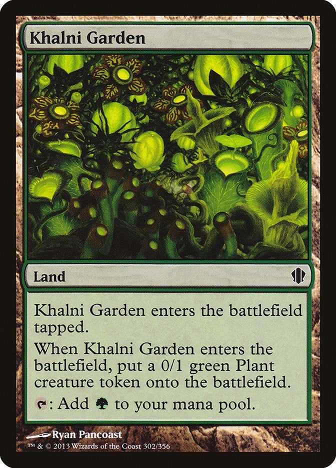 Image for Khalni Garden (302) (Commander 2013) (C13) - Magic: The Gathering
