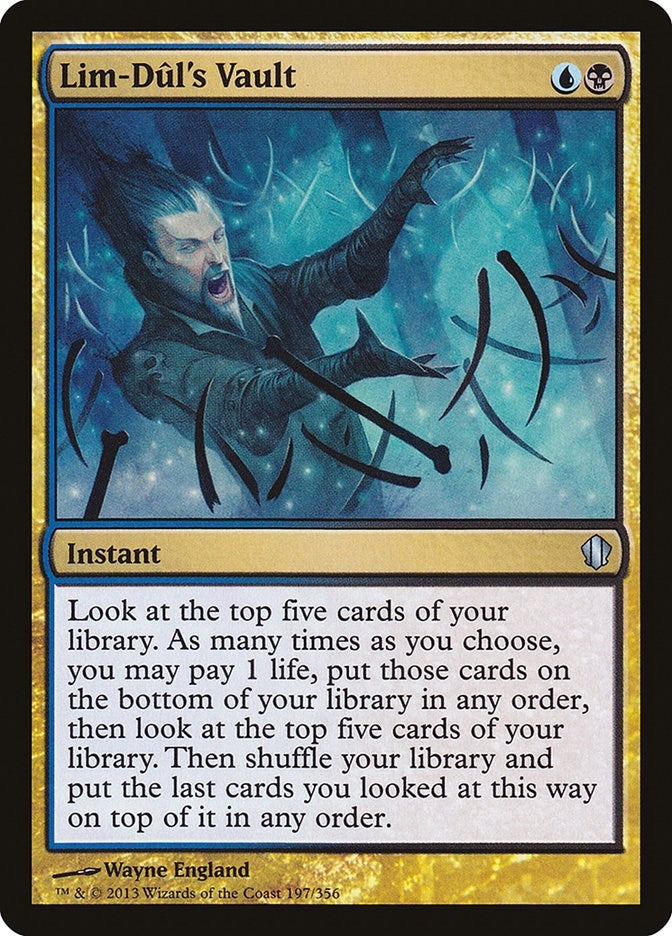 Image for Lim-Dul's Vault (197) (Commander 2013) (C13) - Magic: The Gathering