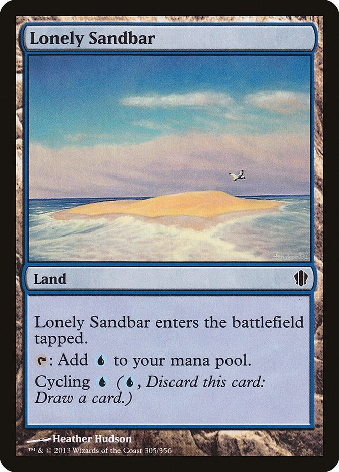Image for Lonely Sandbar (305) (Commander 2013) (C13) - Magic: The Gathering