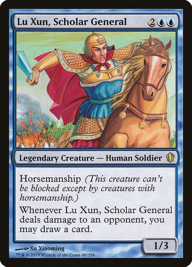 Image for Lu Xun, Scholar General (49) (Commander 2013) (C13) - Magic: The Gathering