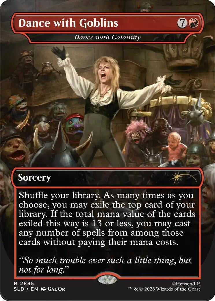Image for Dance with Goblins - Dance with Calamity (2835) (Secret Lair Drop Series) (SLD) - Magic: The Gathering