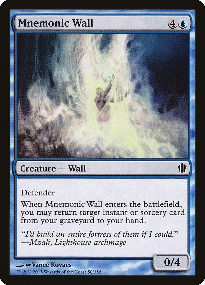 Image for Mnemonic Wall (50) (Commander 2013) (C13) - Magic: The Gathering