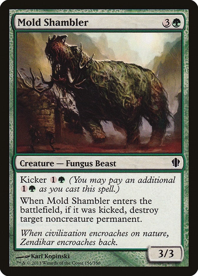 Image for Mold Shambler (156) (Commander 2013) (C13) - Magic: The Gathering