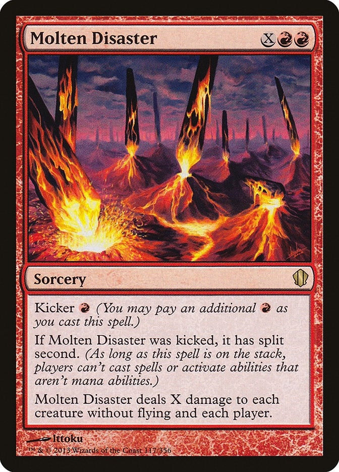 Image for Molten Disaster (117) (Commander 2013) (C13) - Magic: The Gathering