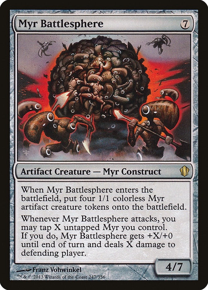 Image for Myr Battlesphere (247) (Commander 2013) (C13) - Magic: The Gathering