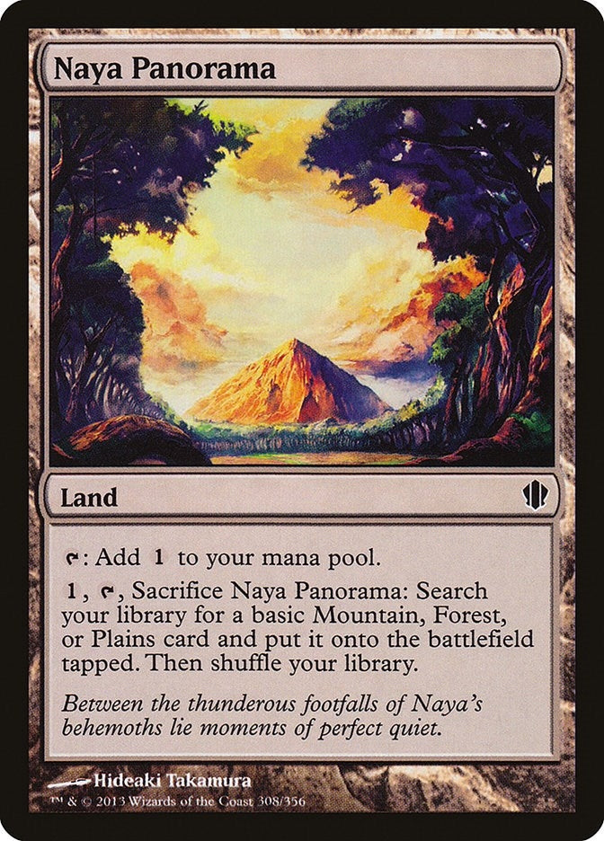 Image for Naya Panorama (308) (Commander 2013) (C13) - Magic: The Gathering