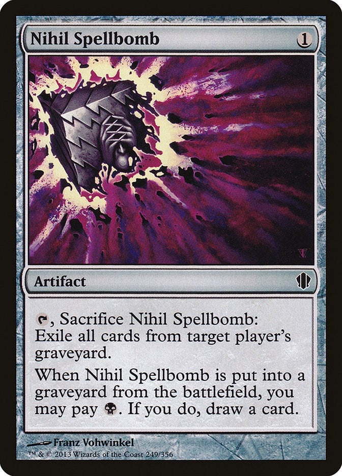 Image for Nihil Spellbomb (249) (Commander 2013) (C13) - Magic: The Gathering