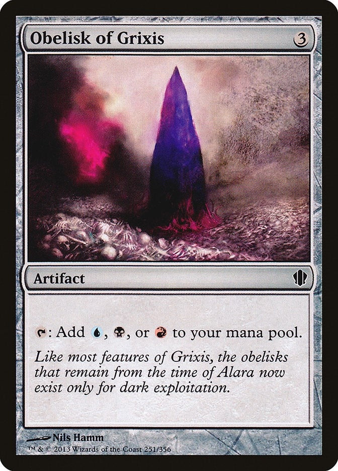Image for Obelisk of Grixis (251) (Commander 2013) (C13) - Magic: The Gathering