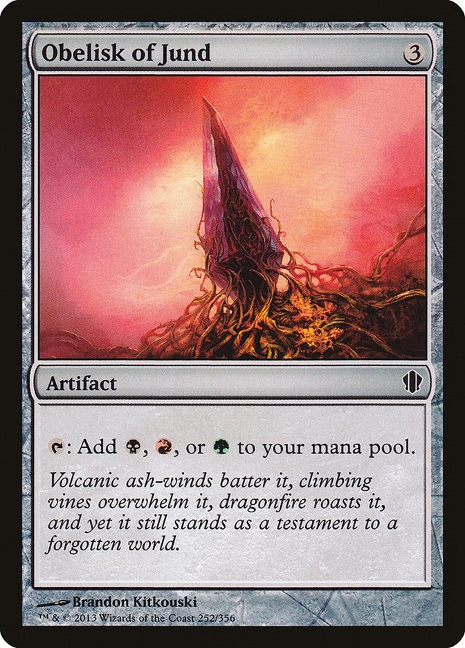 Image for Obelisk of Jund (252) (Commander 2013) (C13) - Magic: The Gathering