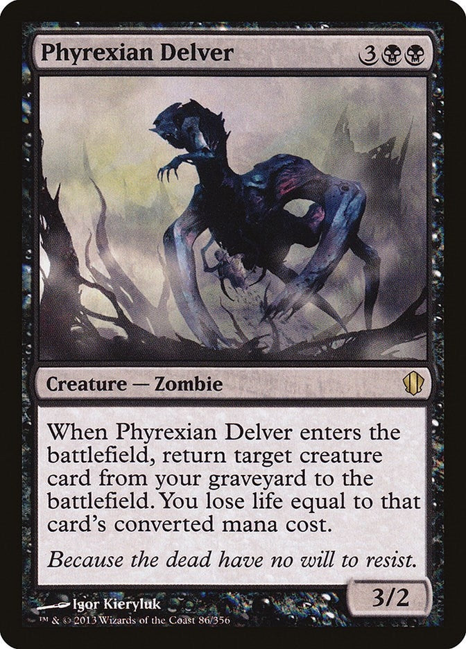 Image for Phyrexian Delver (86) (Commander 2013) (C13) - Magic: The Gathering