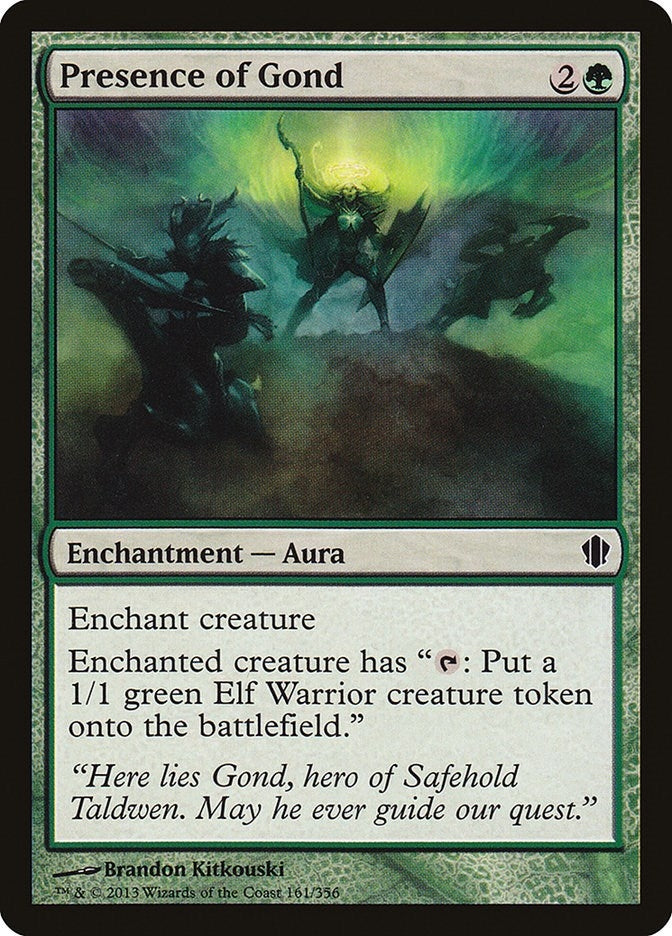 Image for Presence of Gond (161) (Commander 2013) (C13) - Magic: The Gathering