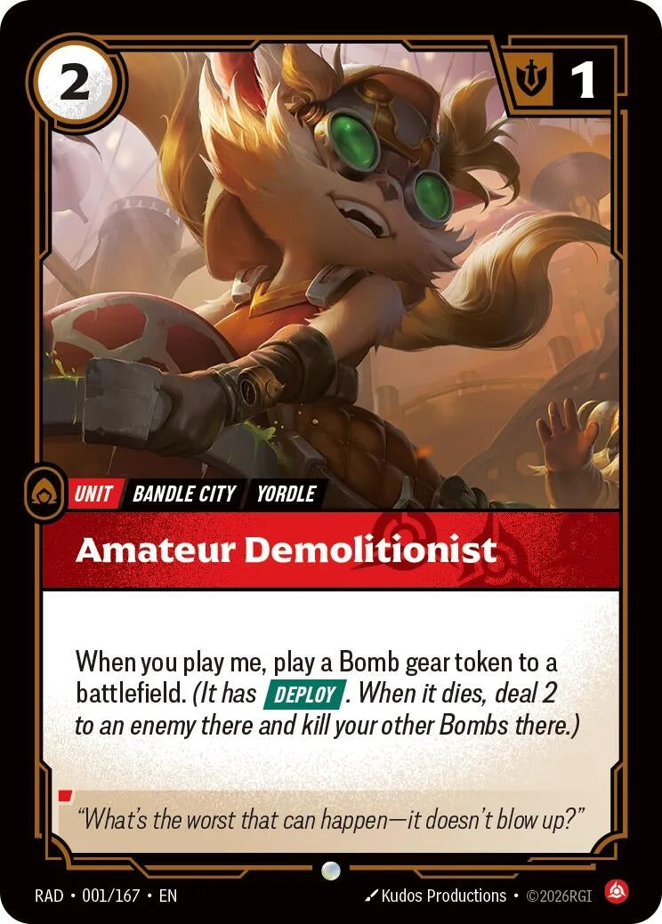 Amateur Demolitionist (001/167) (Radiance)