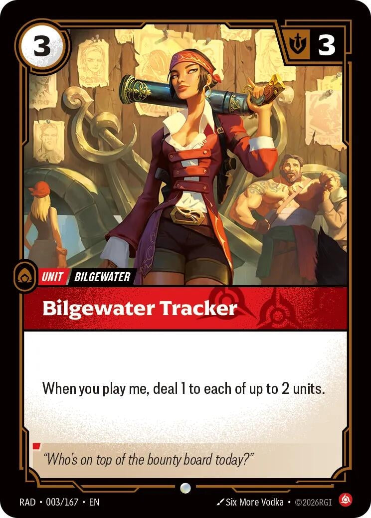 Bilgewater Tracker (003/167) (Radiance)