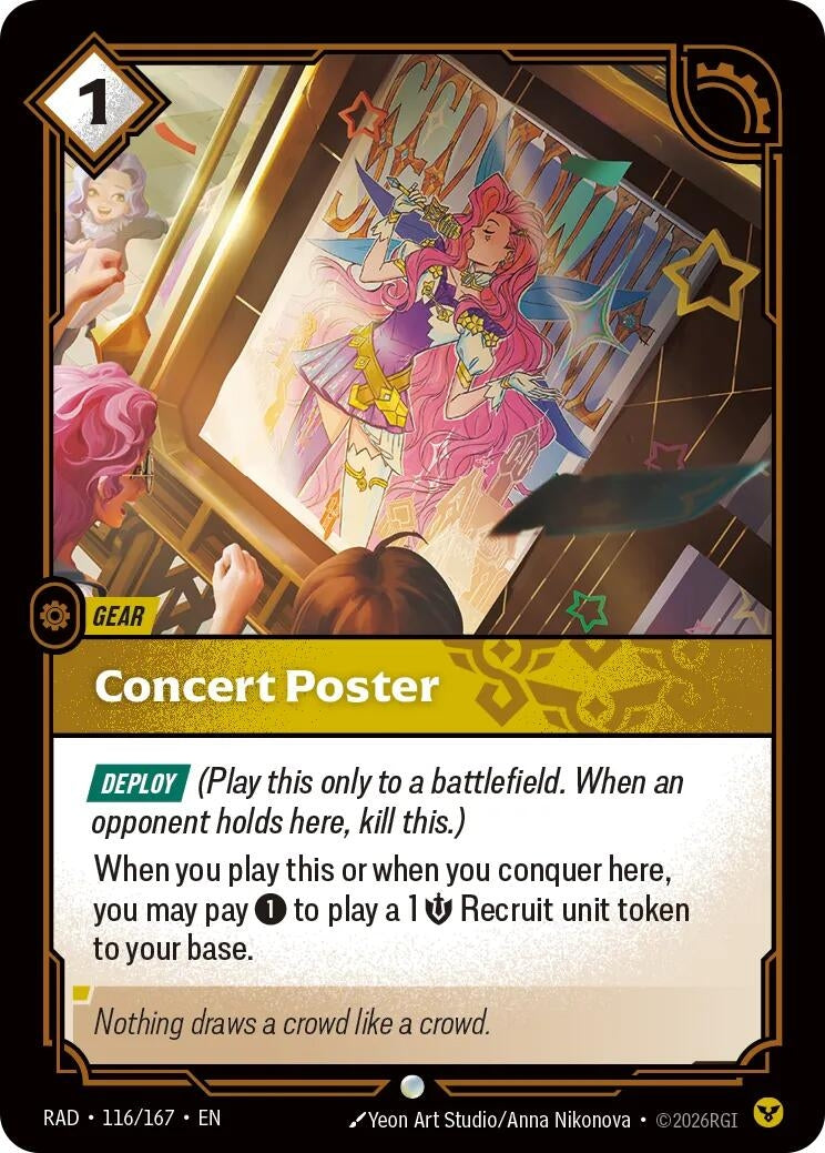 Concert Poster (116/167) (Radiance)