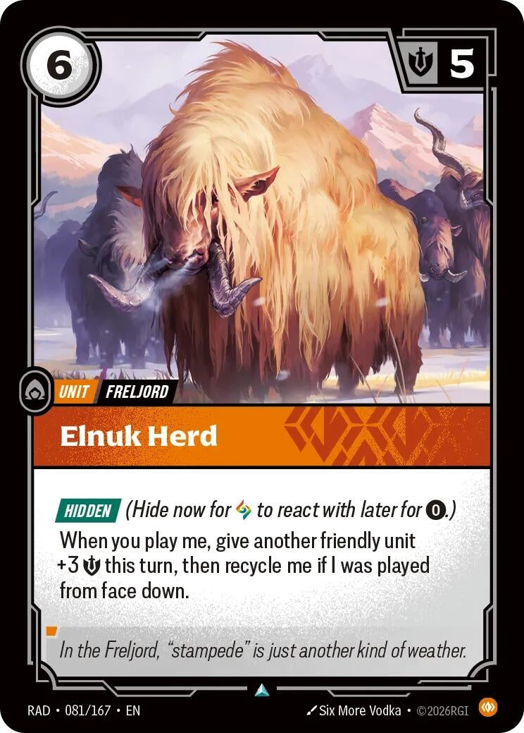 Elnuk Herd (081/167) (Radiance)