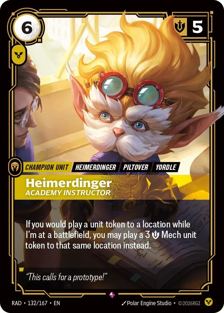 Heimerdinger, Academy Instructor (132/167) (Radiance)