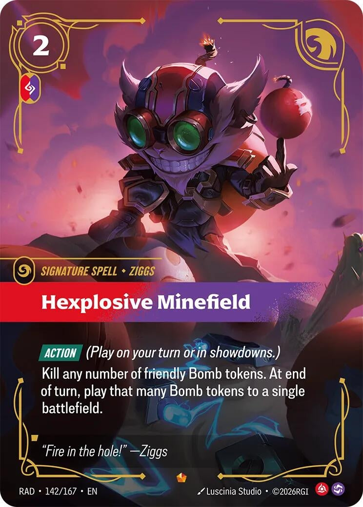 Hexplosive Minefield (142/167) (Radiance)