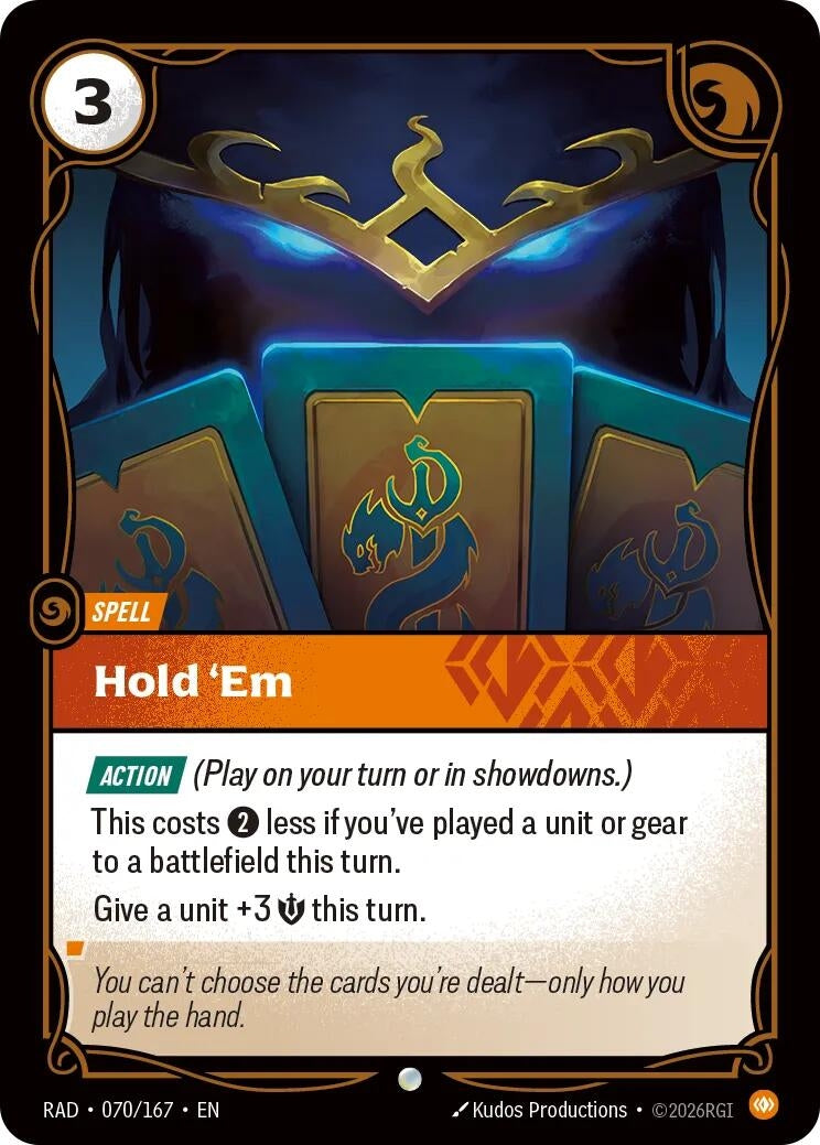 Hold 'Em (070/167) (Radiance)