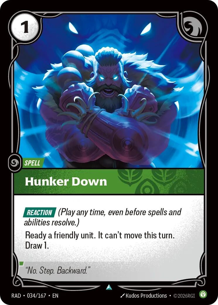 Hunker Down (034/167) (Radiance)