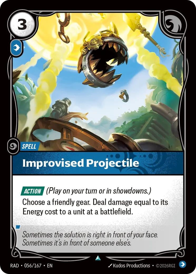 Improvised Projectile (056/167) (Radiance)