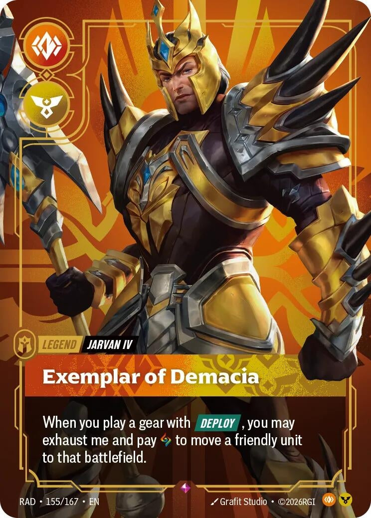 Jarvan IV, Exemplar of Demacia (155/167) (Radiance)