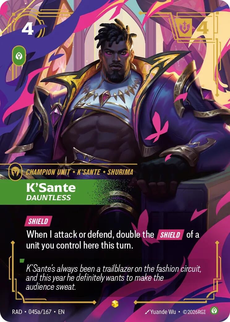 K'Sante, Dauntless (Alternate Art) (045a/167) (Radiance)