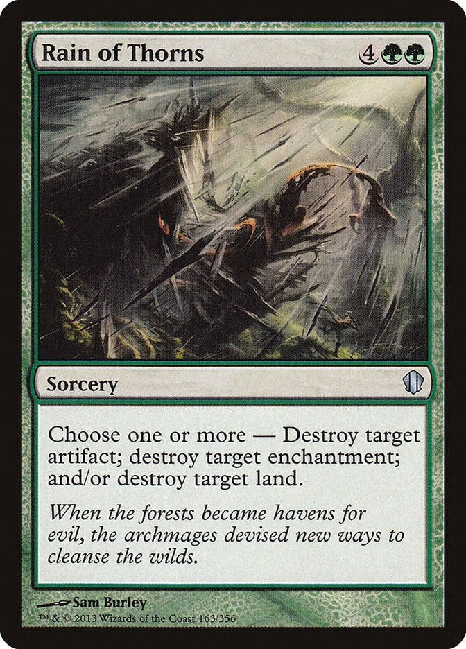 Image for Rain of Thorns (163) (Commander 2013) (C13) - Magic: The Gathering