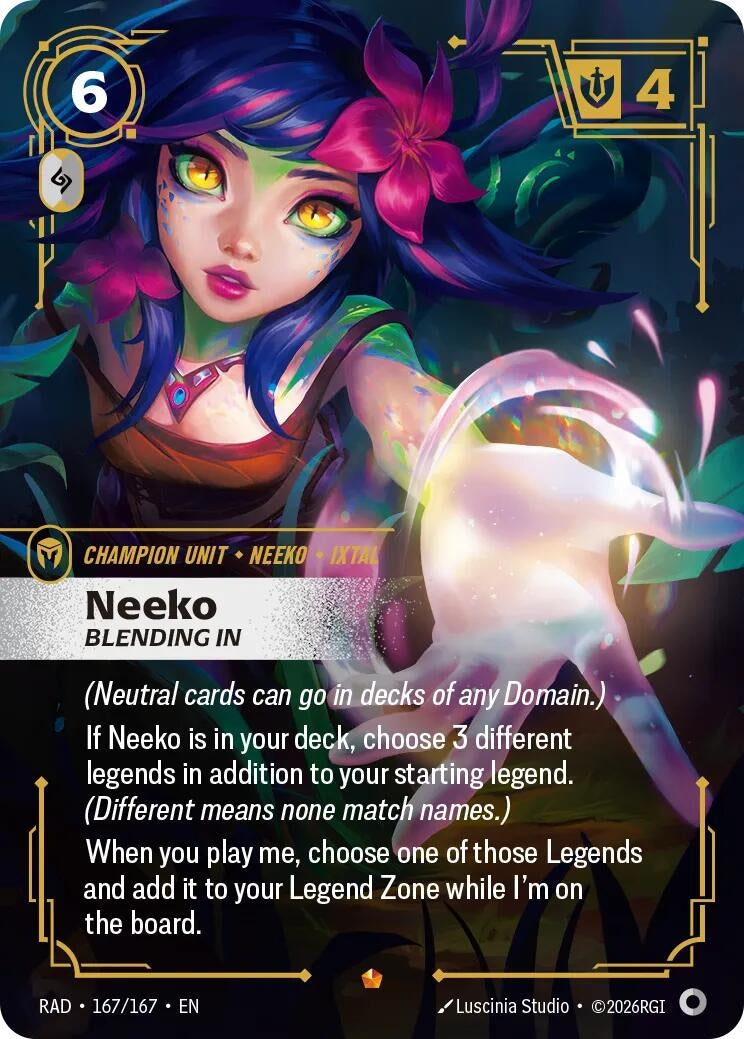 Neeko, Bleeding In (167/167) (Radiance)