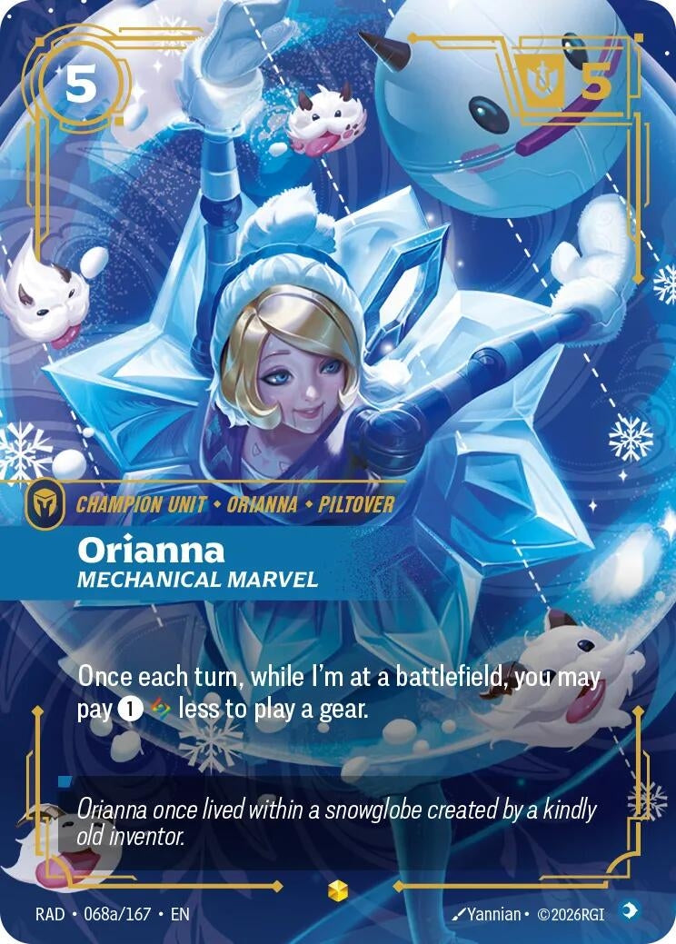 Orianna, Mechanical Marvel (Alternate Art) (068a/167) (Radiance)