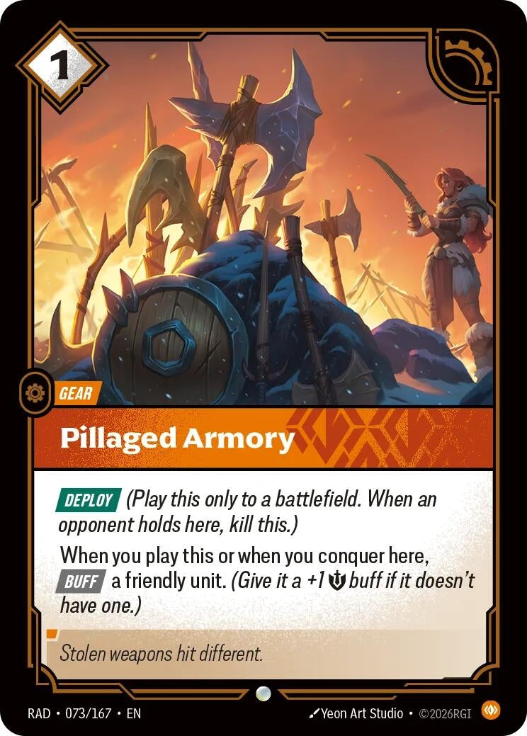 Pillaged Armory (073/167) (Radiance)
