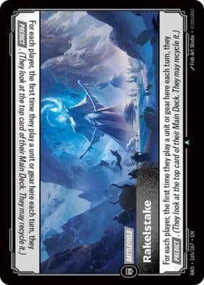 Rakelstake (165/167) (Radiance)
