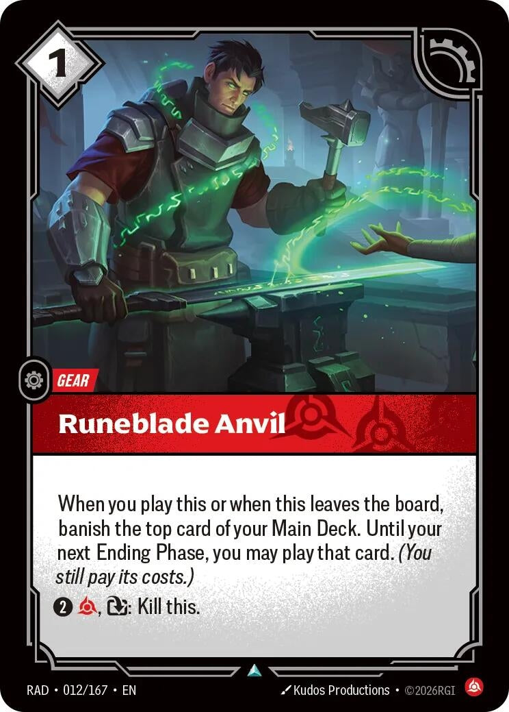 Runeblade Anvil (012/167) (Radiance)