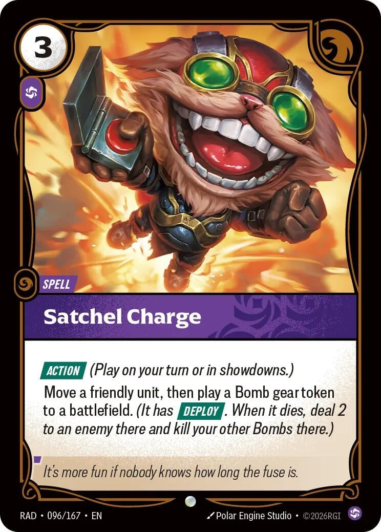 Satchel Charge (096/167) (Radiance)