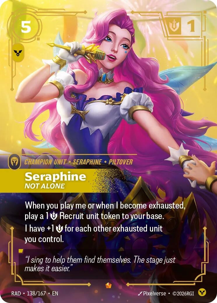 Seraphine, Not Alone (138/167) (Radiance)